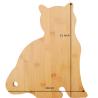 Buy cheap Sustainable Bamboo Cat Shaped Cutting Board Wooden Serving Board Kitchen Chopping Board 38.2*33.1*1.6cm from wholesalers