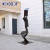 Buy cheap Large outdoor metal art, irregular geometry, weather resistant steel sculpture from wholesalers
