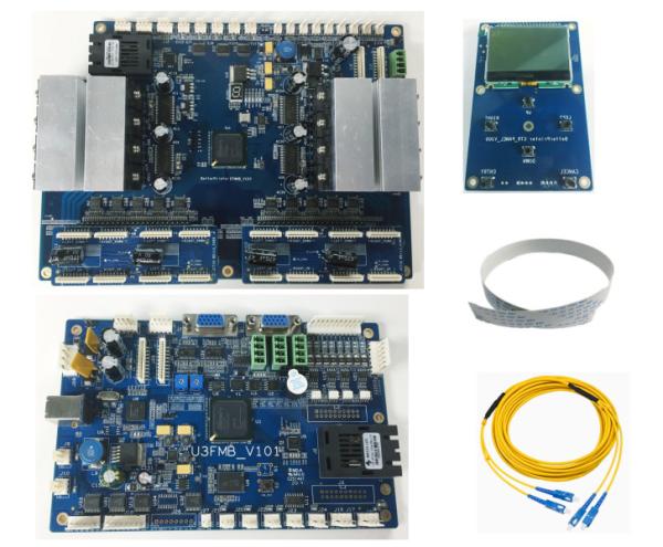 4720 Inkjet Printer Control System W5113 Four Head For Textile Digital Oval