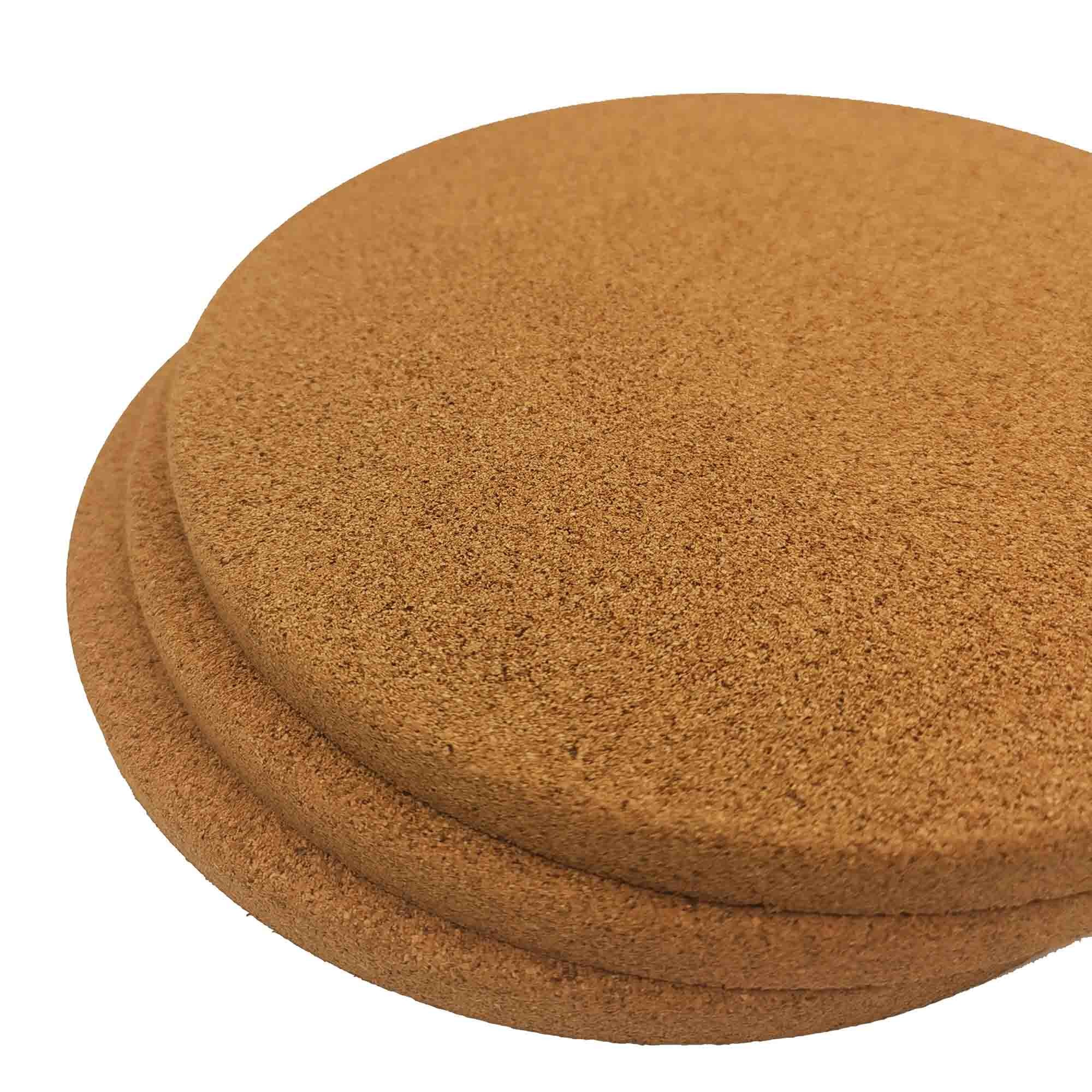 9mm Thickness Round Cork Placemat Corkboard For Hot Dishes Pots