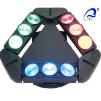 Buy cheap 9 Heads 10W 4in1 RGBW LED Spider Moving Head Stage Light Quad - Color 5 Degree product
