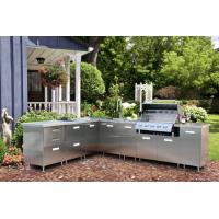 Buy cheap Fadior Original Stainless Steel Outdoor Cabinet With Built-In 5-Burner Gas BBQ product