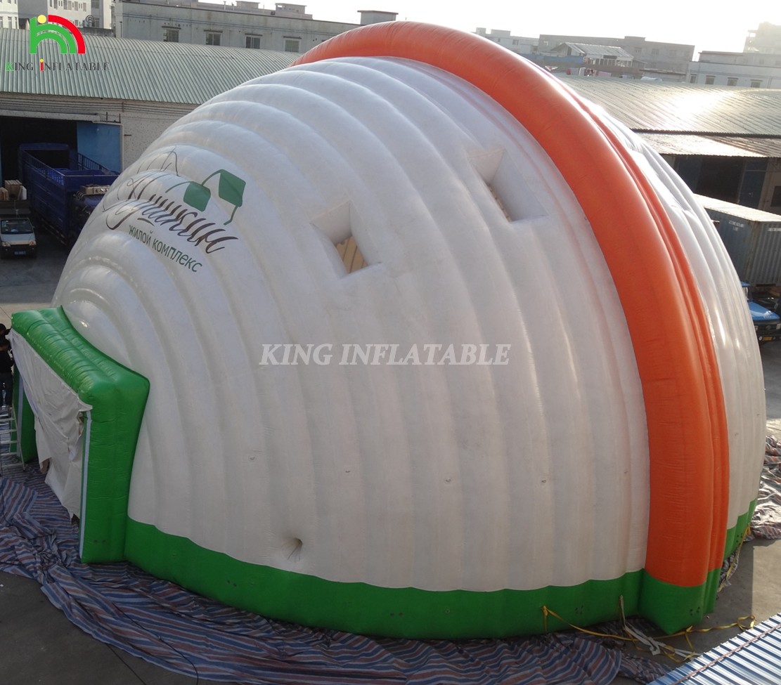 Outdoor Inflatable Event Tent Durable Inflatable Lawn event Tent White Dome Tent Rental Price