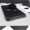 Buy cheap PU Black Metal Buckle Small Hairball Pearls Pendant Strap Cell Phone Case For iPhone 7 6s Plus from wholesalers