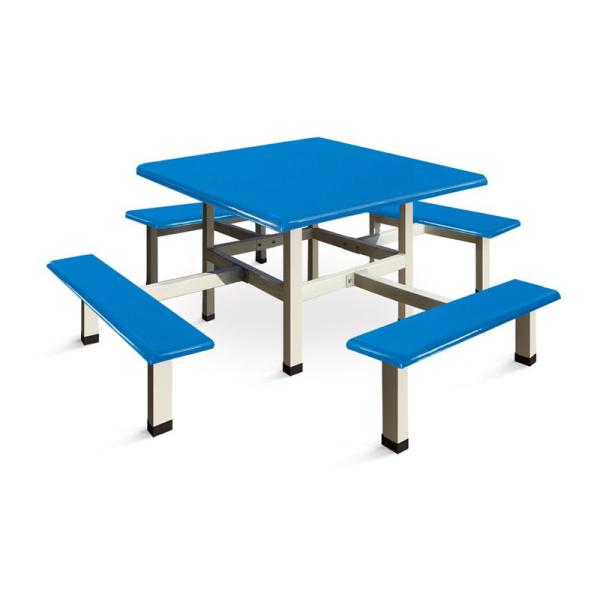 Buy cheap Square Stainless Steel Dining Table Dining Room Set For 8 from wholesalers