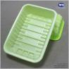 Buy cheap Disposable Plastic Fruit And Vegetable Packing Tray,Reusable Food Containers meat plates,Microwave Catering Service Tray from wholesalers