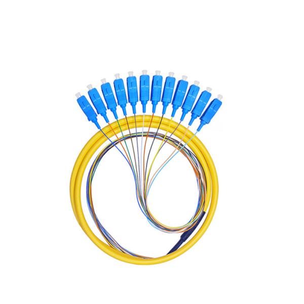 Buy cheap APC UPC Bundled Fiber Optic Pigtail 12 Core Optical Fiber Cable from wholesalers