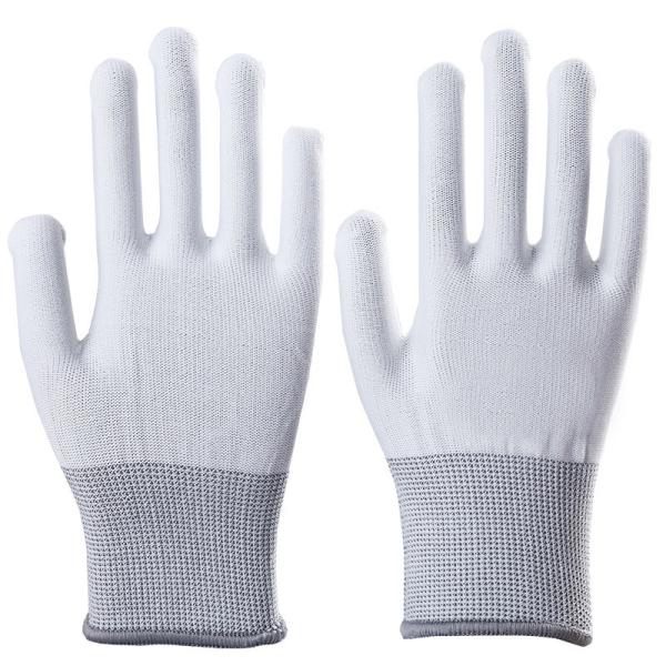 Buy cheap White PU Coating Cleanroom Gloves Anti Static ESD Work Mitten Carbon Fiber Safety Hot Selling from wholesalers