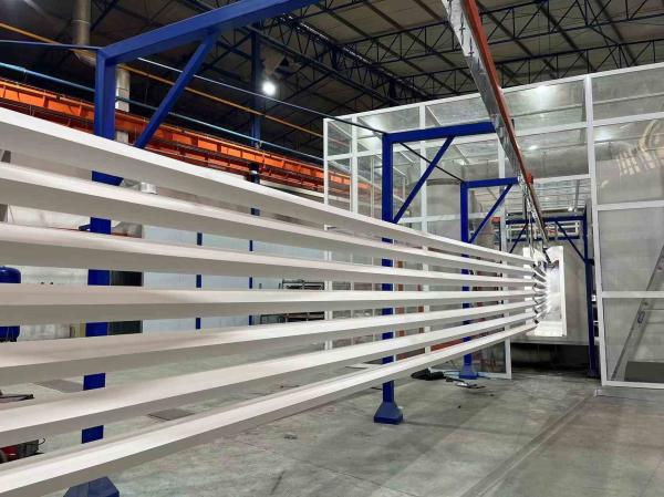 Buy cheap Full-automatic System CE Certification Aluminium Profiles Horizontal Powder Coating Line from wholesalers