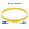 Buy cheap OEM ODM Single Mode Fiber Optic Cable , SC APC SC UPC 2 Core Fiber Cable from wholesalers