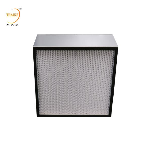 Buy cheap H14 Aluminum Deep Pleat Laminar Flow Hood HEPA Air Filter For HVAC System from wholesalers