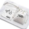 Buy cheap Fabric Drawstring Gift Bags Custom Logo Natural Cotton Canvas Drawstring Pouch Gift Jewelry Packaging Bags from wholesalers