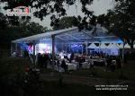 Luxury Outdoor Transparent Tent / Clear Roof Party Wedding Tent For 500 People