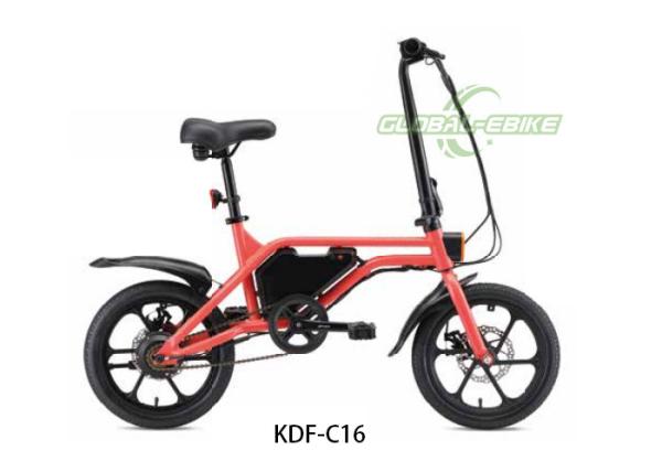 C1 Compact Electric Bike 16" With 250W Power And Enhanced Comfort For Everyday