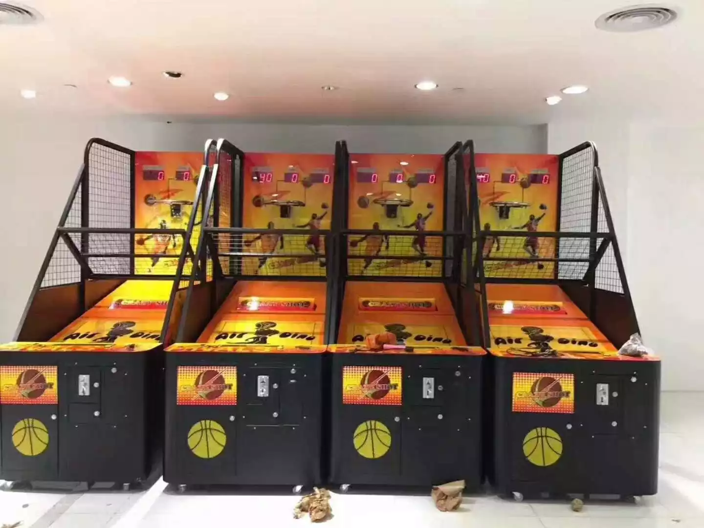 High Quality Coin Operated Amusement Sport Ticket Redemption Basketball Hoop Arcade Games Machine