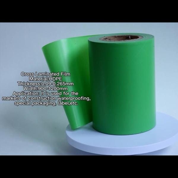 Buy cheap 110-140C Heat Resistant Cross Laminated Film Max.F≥250 N/50mm 200% Elongation Durable from wholesalers