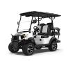 Buy cheap Lifted Black White Cool Electric Golf Cart With Disc Brake And Lithium Battery Max Speed 35km/H Road Legal from wholesalers