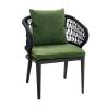 Buy cheap Outdoor Dining Set featuring Rope Weave Design and Aluminum Metal Frame by AJUNION from wholesalers