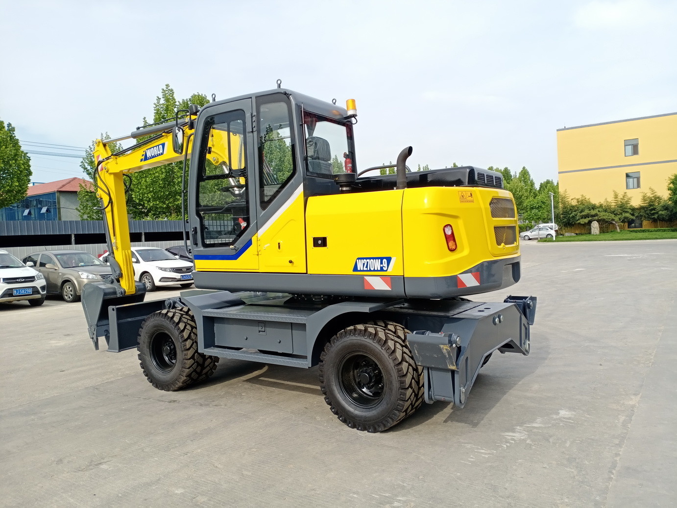 62.5kW Wheel Crawler Excavator With YuChai Or Cummins Engine For Agriculture Countryside