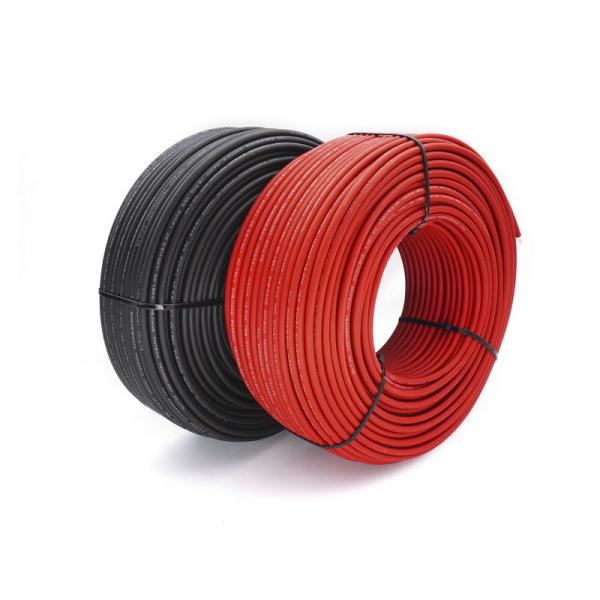 Buy cheap Inner Conductor DC Solar Cable Black / Red Photovoltaic Power Cable 6mm2 from wholesalers
