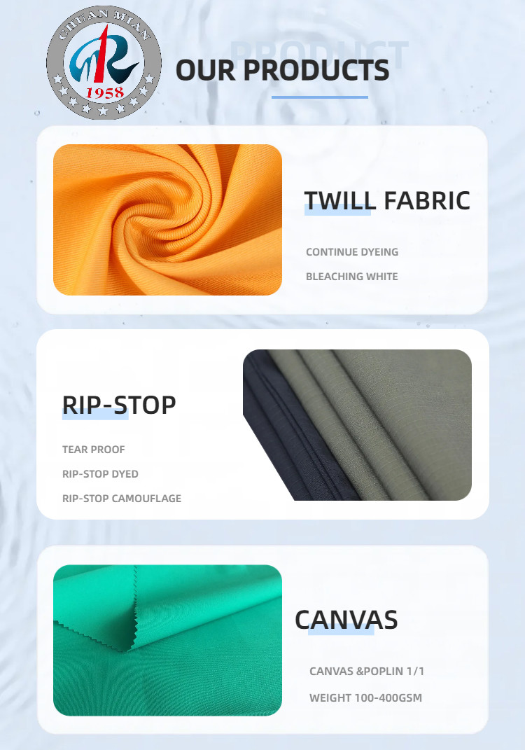 High Absorbency Cotton Spandex Fabric Stretchable 100-300GSM