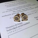 brand jewelry gem earring in 18 kt gold 18k gold jewelry