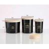 Buy cheap Bamboo and Wood Cover Frosted Transparent Candle Jar for Creative Home Decoration from wholesalers