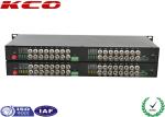 Video To Fiber Optic Converter 32 Video Ways Rack Mountable Long Distance Point
