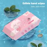68pcs 14*15cm Baby Wet Wipes Fragrance Free Alcohol Free Wet Wipes 99% Water