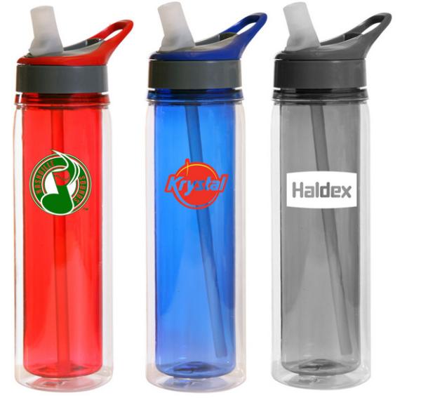 Buy cheap Double wall sports water bottle with flip drinking spout from wholesalers