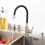 Buy cheap Flexible Colorful Hose Single Handle Kitchen Faucet Mixer Chrome 360 Swivel from wholesalers