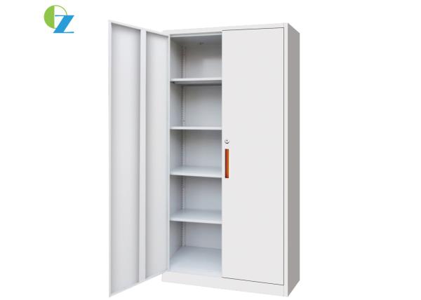 Buy cheap White Modern Office Furniture Metal Office Cupboard KD Structure 2 Door from wholesalers