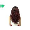 Buy cheap Fashion Black / Red 22 Inch Long Synthetic Wigs For Ladies Curly Wave Hair from wholesalers