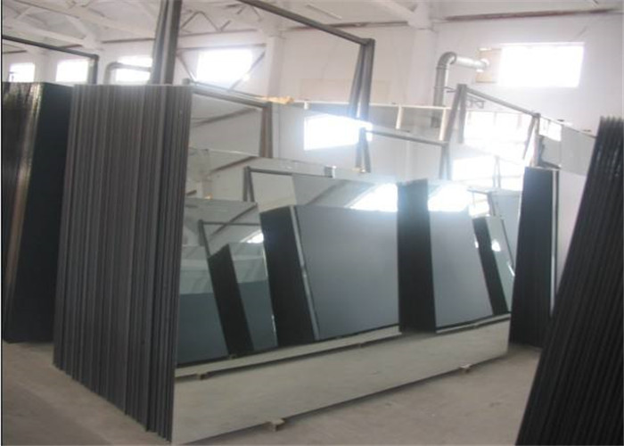 Water Proof Coating Silver Mirror Glass Sheet 5mm Thickness For Bathroom
