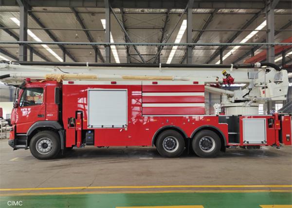 Buy cheap 25M Height 4000L Foam and 18550L Water Water Tower Ladder Fire Truck 6×4 Driving from wholesalers