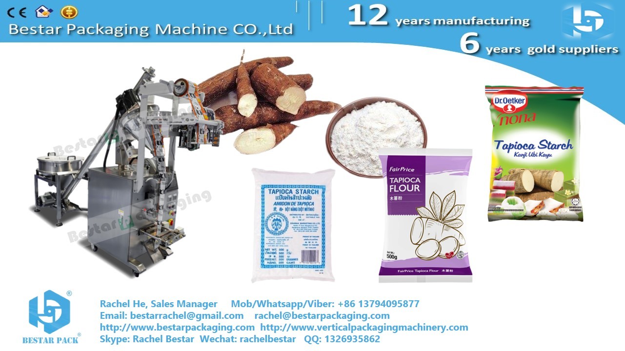 4-sides sealing small sachet packing machine for powder flour BSTV-160F