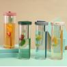 Buy cheap OEM 700ml Plastic Espresso Cups With Straw And Lid from wholesalers