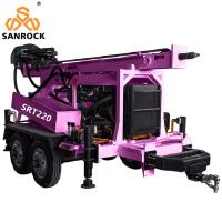 Buy cheap Portable Water Well Drilling Rig Small Trailer Mounted Water Borehole Drilling product