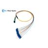 Buy cheap 2 Meters Fiber Optic Ethernet Cable , Fan Out Fiber Cable Assembly MPO Male To 12 X LC from wholesalers