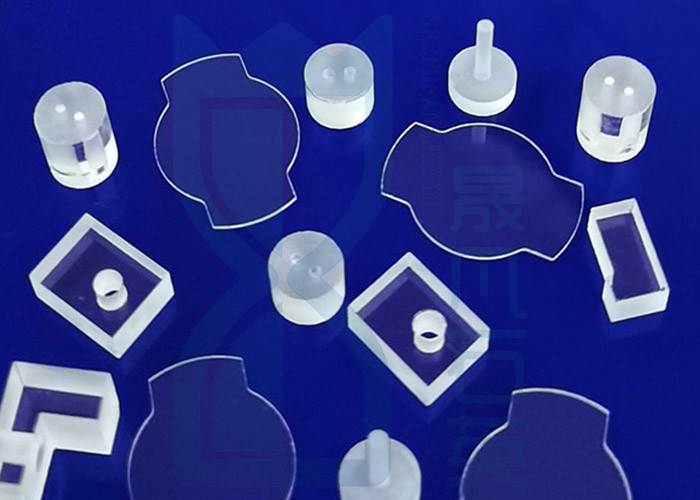 Transparent Fused Quartz Plate With Laser Drill Holes