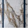 Buy cheap 6mm 12mm Honed Calacatta Sintered Stone Big Slabs Heat Resistant from wholesalers