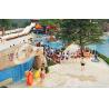 Buy cheap Outdoor Holiday Resorts Lazy River Water Park / Fiberglass Waterpark Equipment Customized from wholesalers