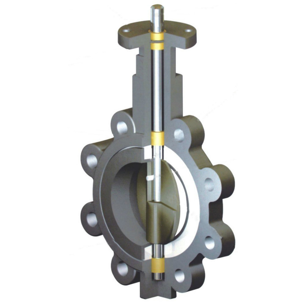 Ductile Cast Iron ss Stainless Steel Lug type butterfly valve Handle Manual Gearbox Electric Pneumatic face to face