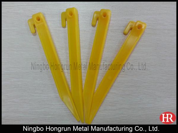 Buy cheap 7" or 18cm plastic tent nail stake pegs from wholesalers