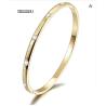 Buy cheap Engagement Gold Rhinestone Bracelet LOVE Engraved Bangles For Women from wholesalers