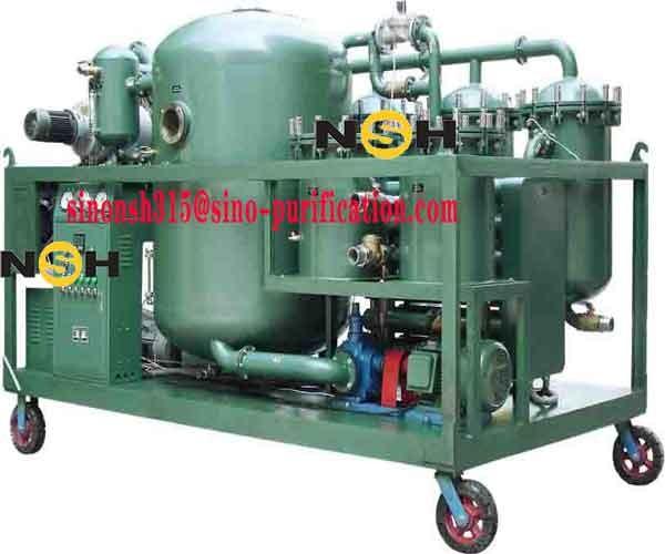 Dehydration Lubricating Oil Purifier Oil Filtration Oil Purifier For Lubrication