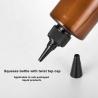 Buy cheap 6ml Plastic Amber Squeeze Cosmetic Bottle with Twist Top Cap Refillable Bottles from wholesalers
