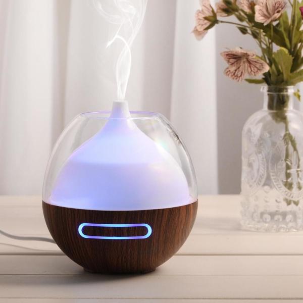 Buy cheap USB 80ml Wood Aromatherapy Diffuser With 7 Color LED Light from wholesalers