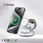 Multifunction 3 In 1 Wireless Charging Stand 15W Fast Charging