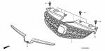 honda and Durable Car Front Grill For Honda CITY Chrome Grill OEM Standard Size